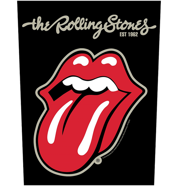 THE ROLLING STONES - 'Plastered Tongue' Back Patch