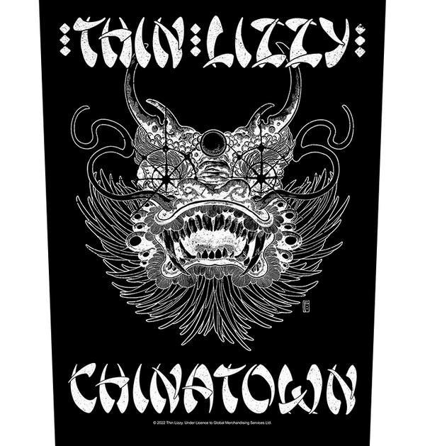THIN LIZZY - 'Chinatown' Back Patch