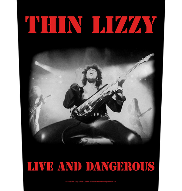 THIN LIZZY - 'Live And Dangerous' Back Patch