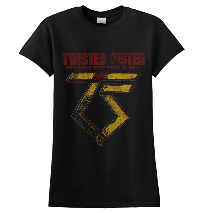 TWISTED SISTER - 'You Can't Stop Rock 'n' Roll' Ladies T-Shirt