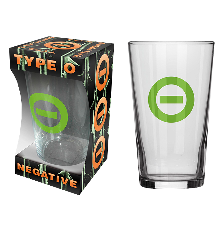 TYPE O NEGATIVE - 'Negative Symbol' Beer Glass