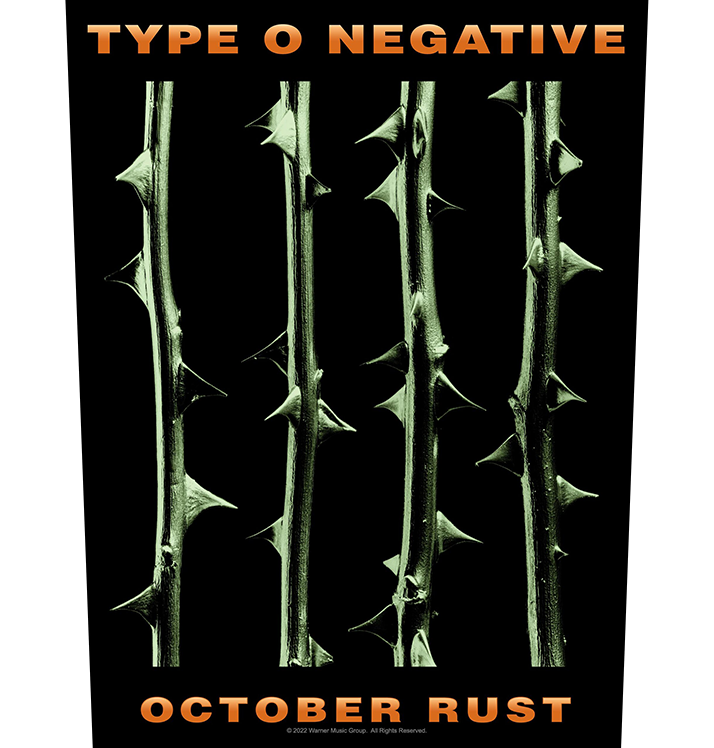 TYPE O NEGATIVE - 'October Rust' Back Patch