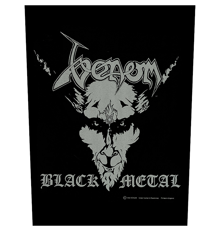 VENOM - 'Black Metal' Back Patch