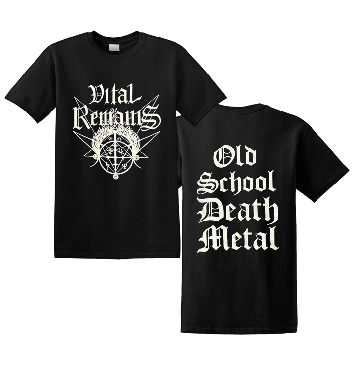 VITAL REMAINS - 'Old School' T-Shirt