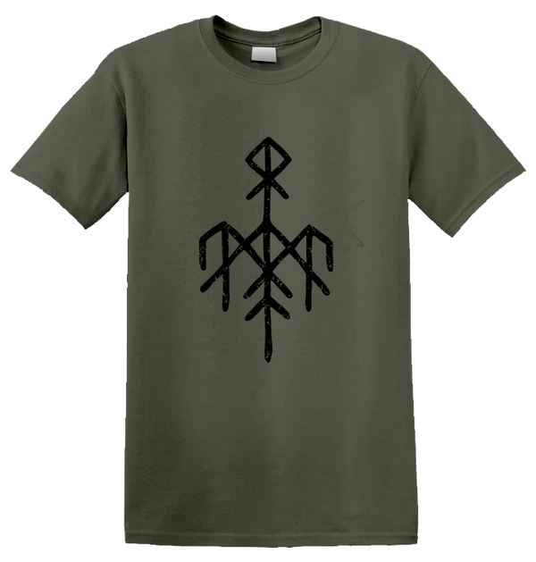 WARDRUNA - 'Logo - Military Green' T-Shirt