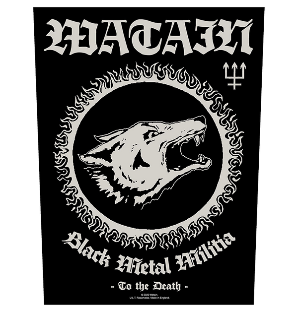 WATAIN - 'Black Metal Militia' Back Patch