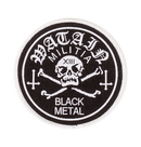 WATAIN - 'Militia Black Metal' Round Patch