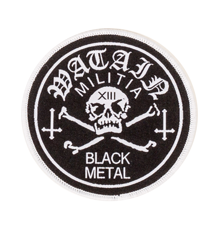 WATAIN - 'Militia Black Metal' Round Patch