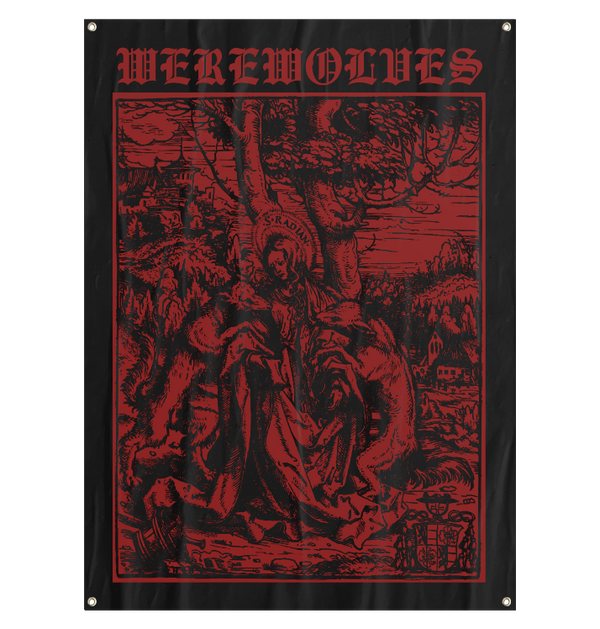 WEREWOLVES - 'Attacked By Wolves' Flag