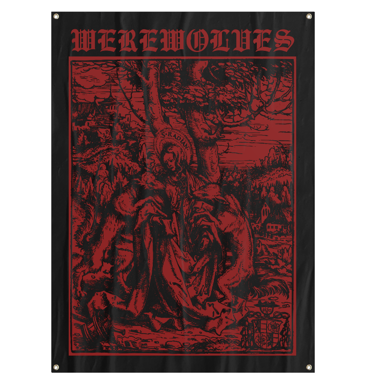 WEREWOLVES - 'Attacked By Wolves' Flag