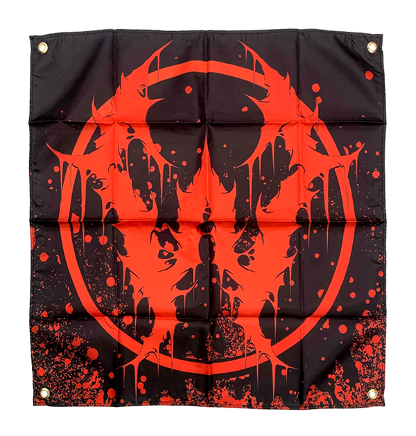 WHORETOPSY - 'Red Emblem' Flag