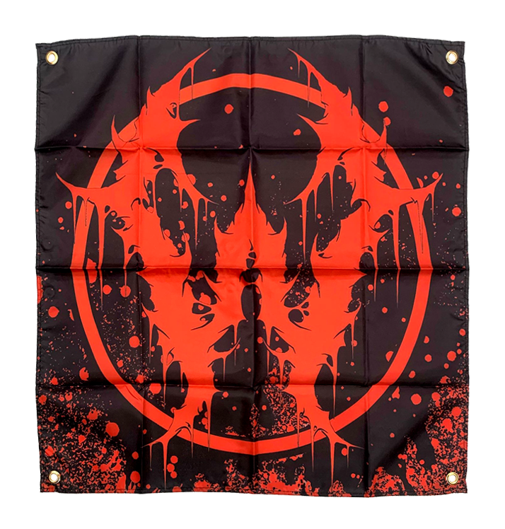 WHORETOPSY - 'Red Emblem' Flag