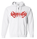 WHORETOPSY - 'Blood Splatter' Zip-Up Hoodie
